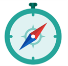 tourism career icon compass